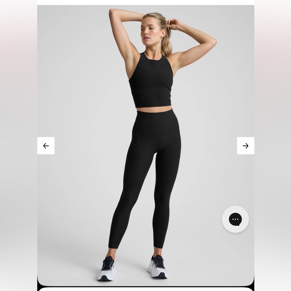 Beyond Yoga Black Leggings - Spacedye Caught In The Midi High Waisted Legging